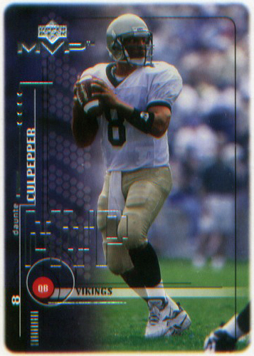 1999 Upper Deck MVP #204 Daunte Culpepper RC product photo